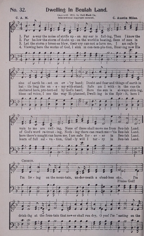 World Wide Revival Songs No. 2: for the Church, Sunday school and Evangelistic Campains page 32