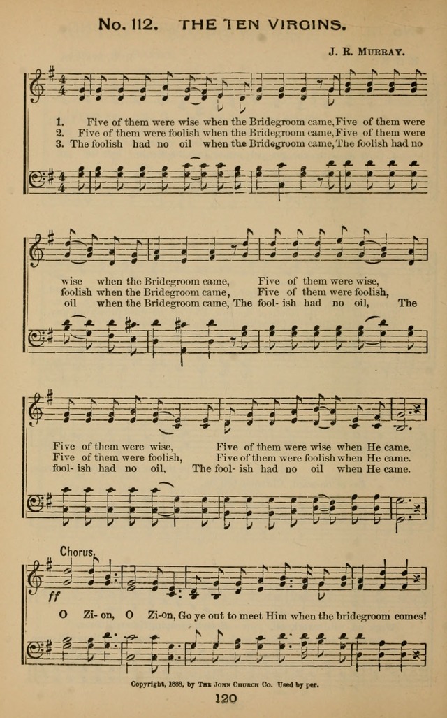 Windows of Heaven: hymns new and old for the church, sunday school and home (New ed.) page 120