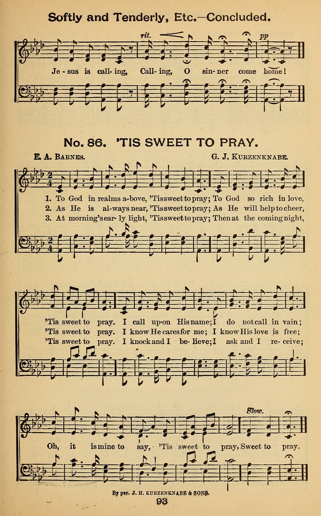 Windows of Heaven: hymns new and old for the church, sunday school and home (New ed.) page 93