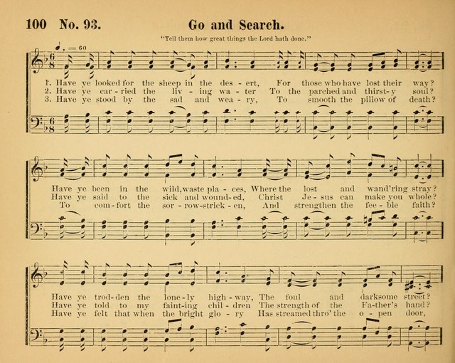 The Way of Life: for the Sunday-school. a valuable collection of songs both new and standard, carefully selected and arranged for this work page 100