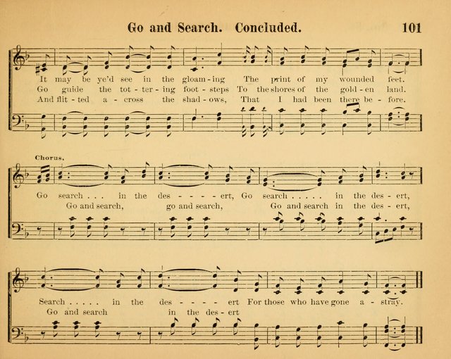 The Way of Life: for the Sunday-school. a valuable collection of songs both new and standard, carefully selected and arranged for this work page 101