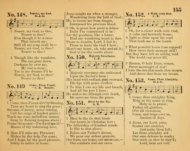 The Way of Life: for the Sunday-school. a valuable collection of songs both new and standard, carefully selected and arranged for this work page 155