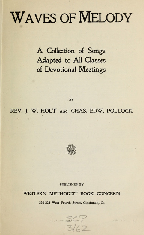 Waves of Melody: A Collection of Songs Adapted to All Classes of Devotional Meetings page iv
