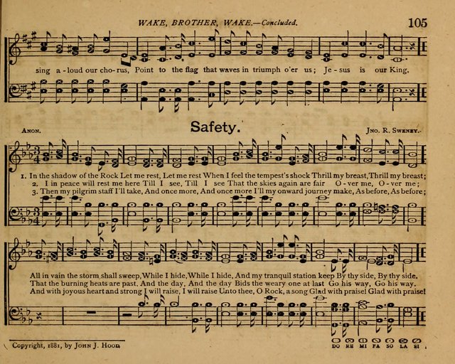 The Wells of Salvation: songs for the Sabbath School page 105