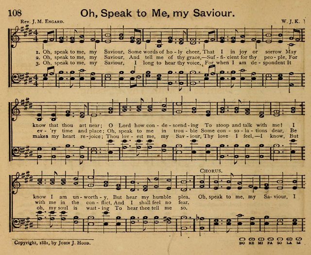 The Wells of Salvation: songs for the Sabbath School page 108