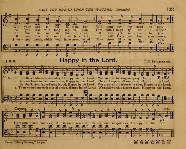 The Wells of Salvation: songs for the Sabbath School page 123