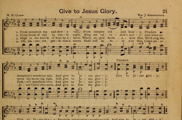 The Wells of Salvation: songs for the Sabbath School page 21