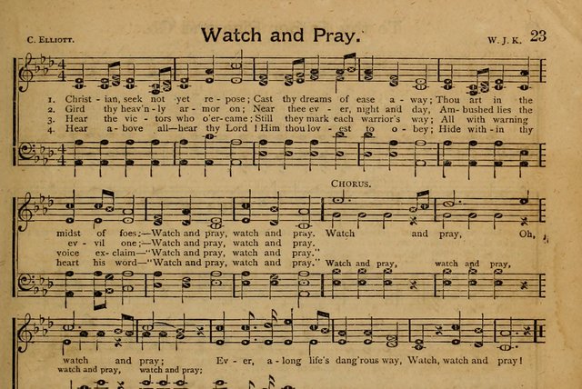 The Wells of Salvation: songs for the Sabbath School page 23