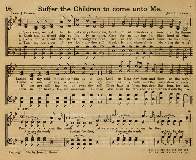 The Wells of Salvation: songs for the Sabbath School page 98