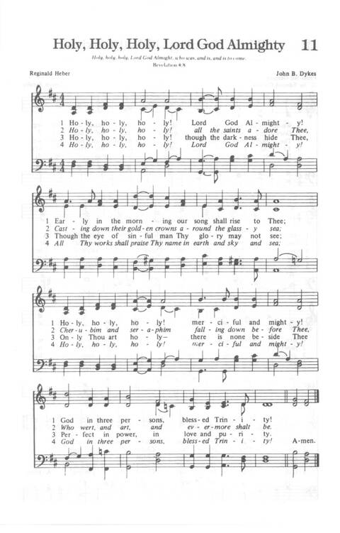 Yes, Lord!: Church of God in Christ hymnal page 11