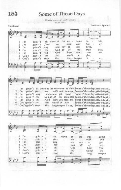 Yes, Lord!: Church of God in Christ hymnal page 168