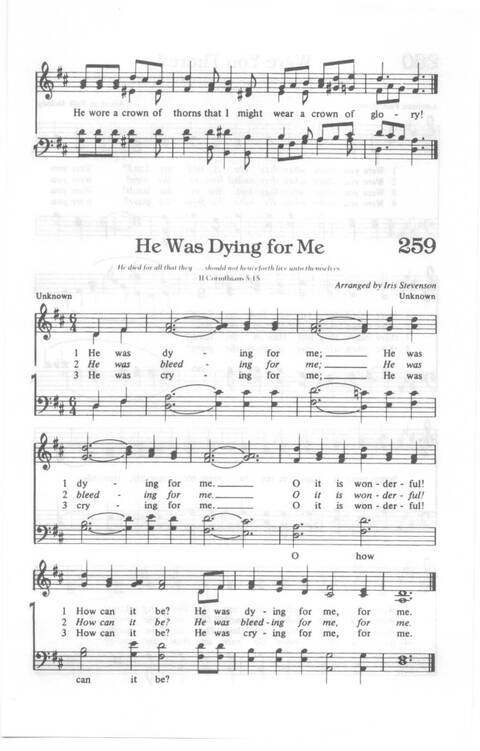 Yes, Lord!: Church of God in Christ hymnal page 279