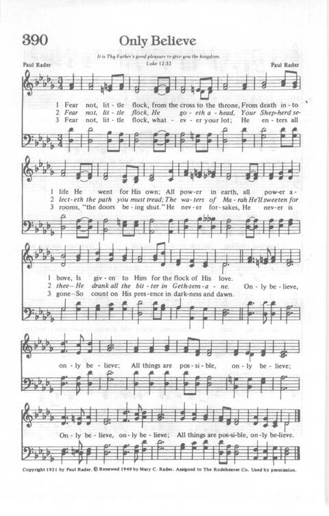 Yes, Lord!: Church of God in Christ hymnal page 420