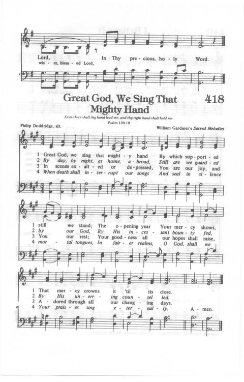 Yes, Lord!: Church of God in Christ hymnal page 449