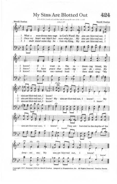 Yes, Lord!: Church of God in Christ hymnal page 455