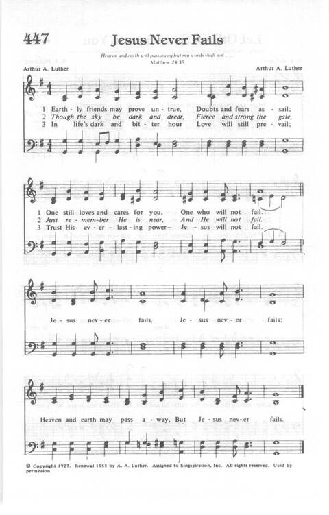 Yes, Lord!: Church of God in Christ hymnal page 478