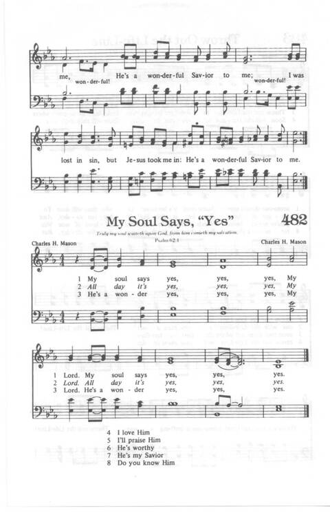 Yes, Lord!: Church of God in Christ hymnal page 515