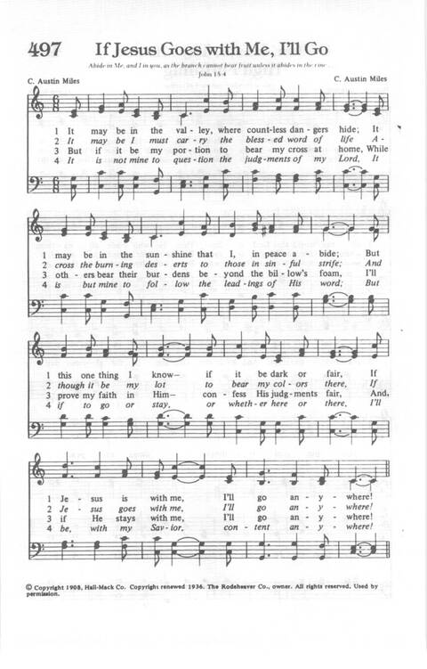 Yes, Lord!: Church of God in Christ hymnal page 530