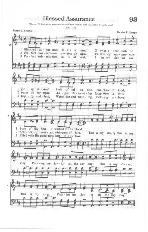 Yes, Lord!: Church of God in Christ hymnal page 99