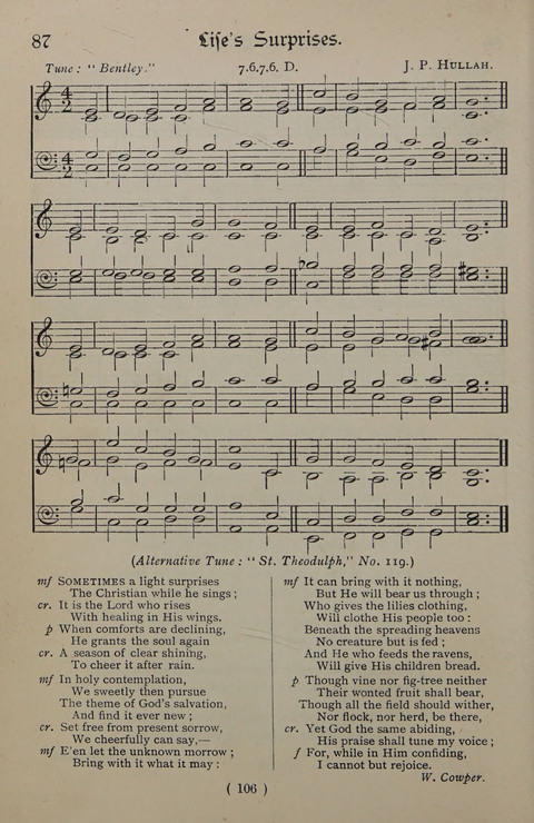 The Y.M.C.A. Hymnal: specially compiled for the use of men page 106