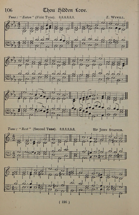 The Y.M.C.A. Hymnal: specially compiled for the use of men page 126