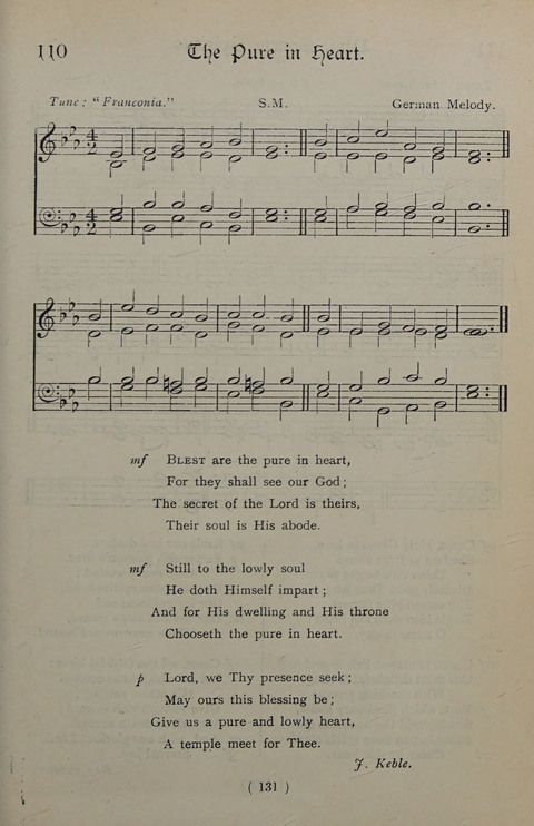 The Y.M.C.A. Hymnal: specially compiled for the use of men page 131