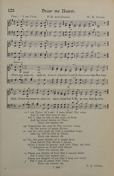 The Y.M.C.A. Hymnal: specially compiled for the use of men page 145