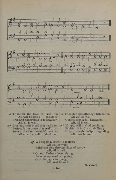 The Y.M.C.A. Hymnal: specially compiled for the use of men page 159