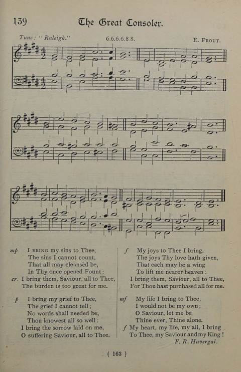 The Y.M.C.A. Hymnal: specially compiled for the use of men page 163