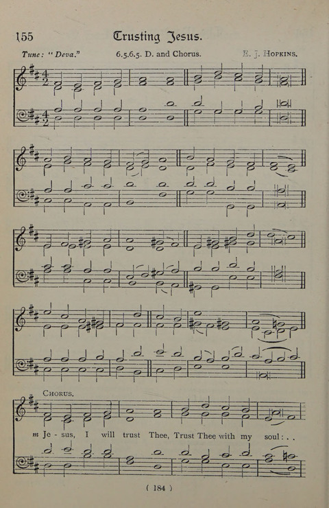 The Y.M.C.A. Hymnal: specially compiled for the use of men page 184