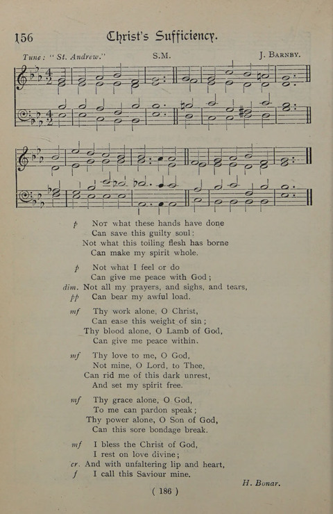 The Y.M.C.A. Hymnal: specially compiled for the use of men page 186