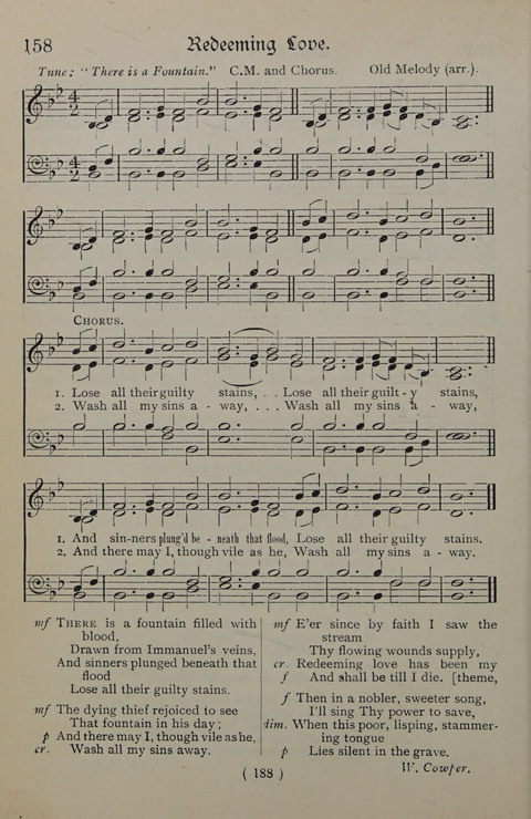 The Y.M.C.A. Hymnal: specially compiled for the use of men page 188