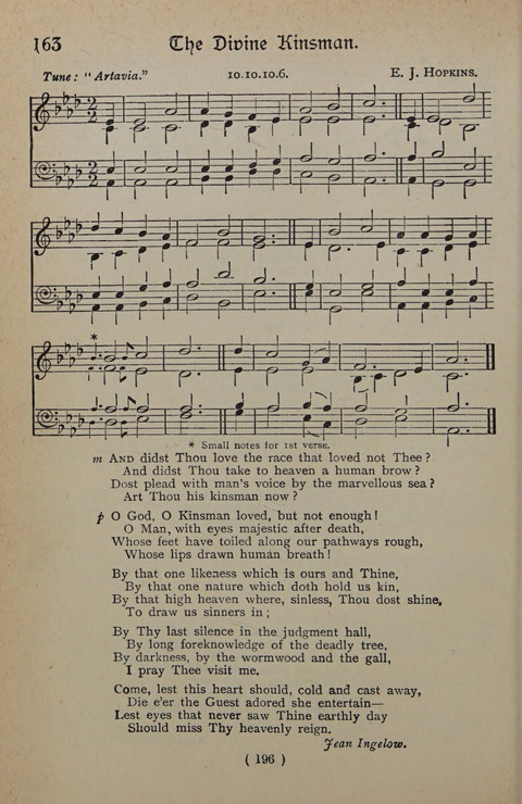 The Y.M.C.A. Hymnal: specially compiled for the use of men page 196