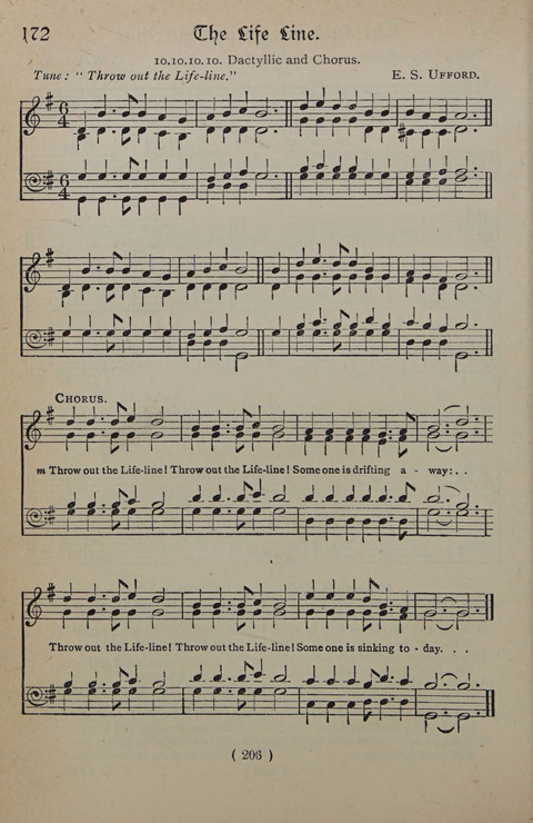 The Y.M.C.A. Hymnal: specially compiled for the use of men page 206