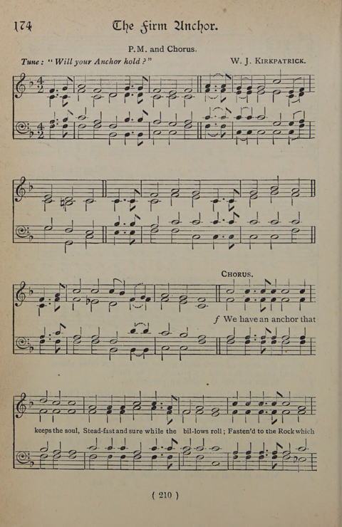 The Y.M.C.A. Hymnal: specially compiled for the use of men page 210