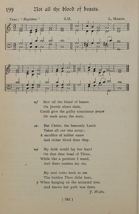 The Y.M.C.A. Hymnal: specially compiled for the use of men page 242
