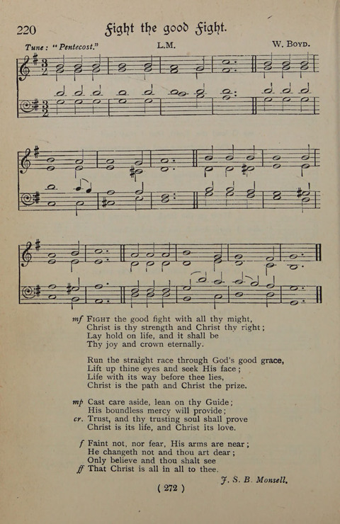 The Y.M.C.A. Hymnal: specially compiled for the use of men page 272