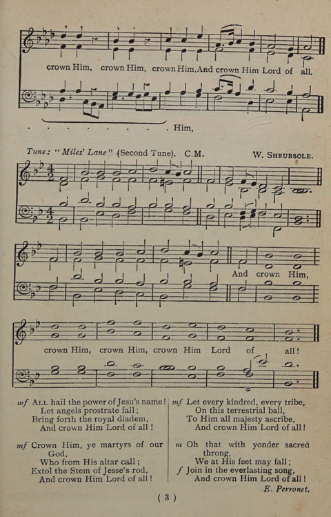 The Y.M.C.A. Hymnal: specially compiled for the use of men page 3