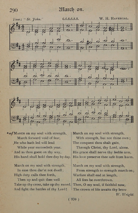 The Y.M.C.A. Hymnal: specially compiled for the use of men page 370