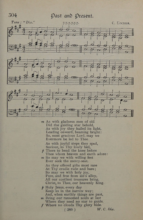 The Y.M.C.A. Hymnal: specially compiled for the use of men page 389