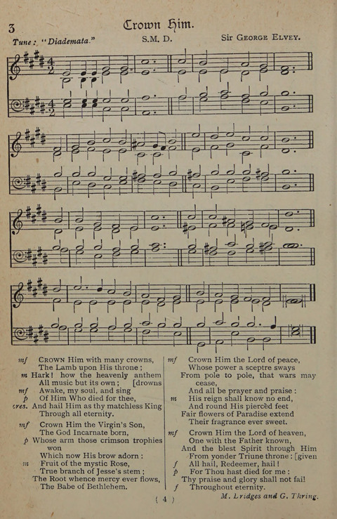 The Y.M.C.A. Hymnal: specially compiled for the use of men page 4