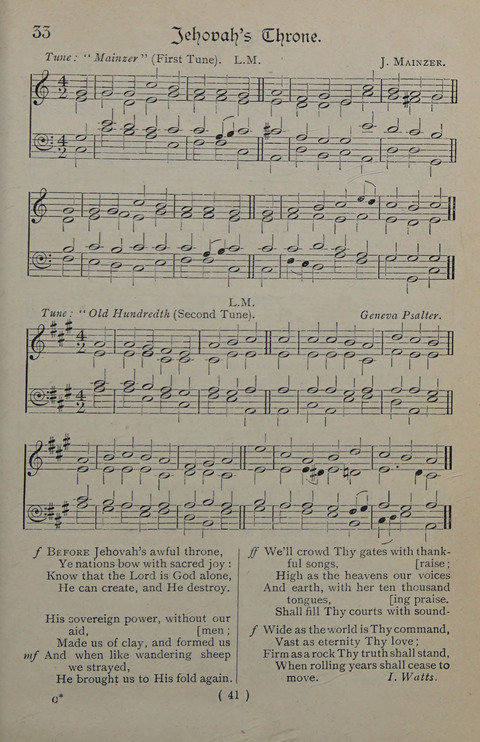 The Y.M.C.A. Hymnal: specially compiled for the use of men page 41