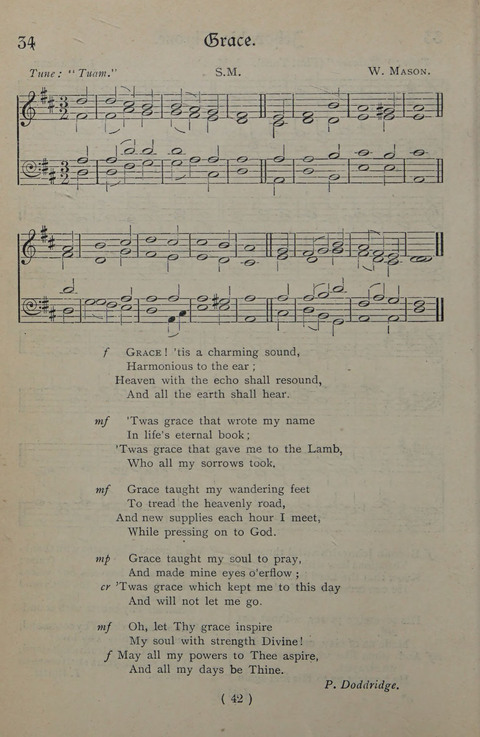 The Y.M.C.A. Hymnal: specially compiled for the use of men page 42
