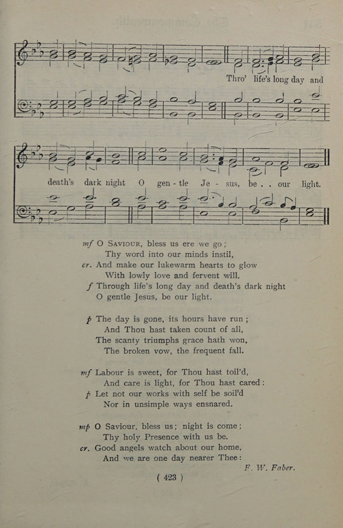 The Y.M.C.A. Hymnal: specially compiled for the use of men page 423