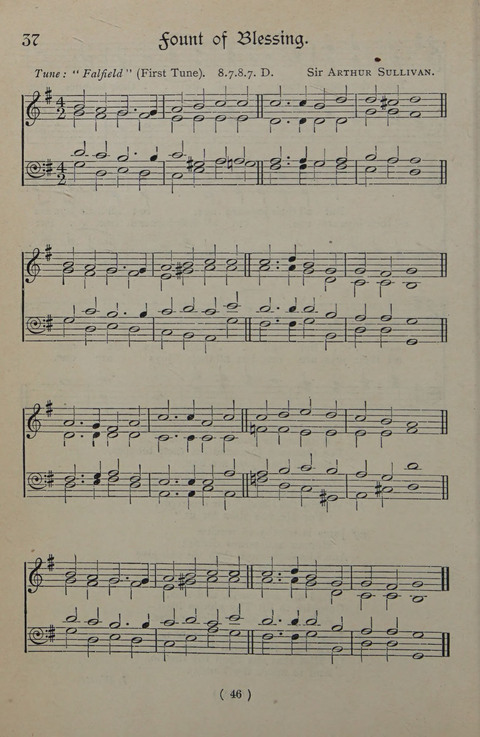 The Y.M.C.A. Hymnal: specially compiled for the use of men page 46