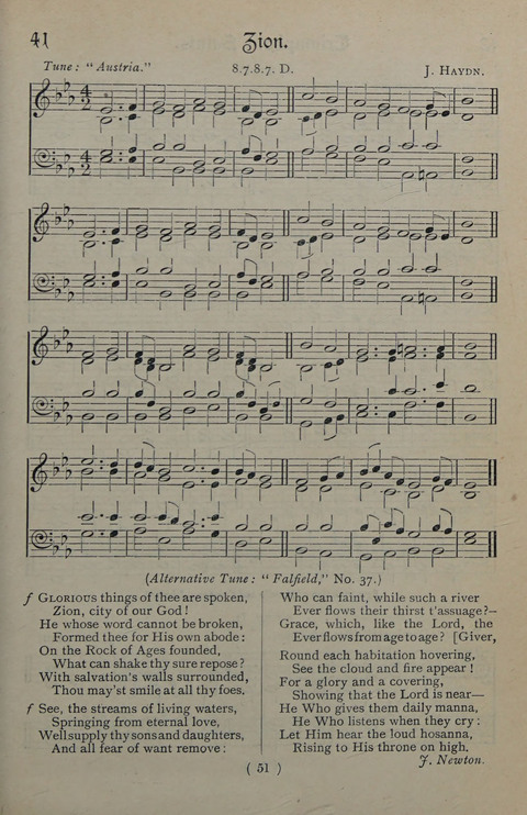 The Y.M.C.A. Hymnal: specially compiled for the use of men page 51