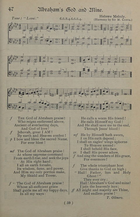 The Y.M.C.A. Hymnal: specially compiled for the use of men page 59