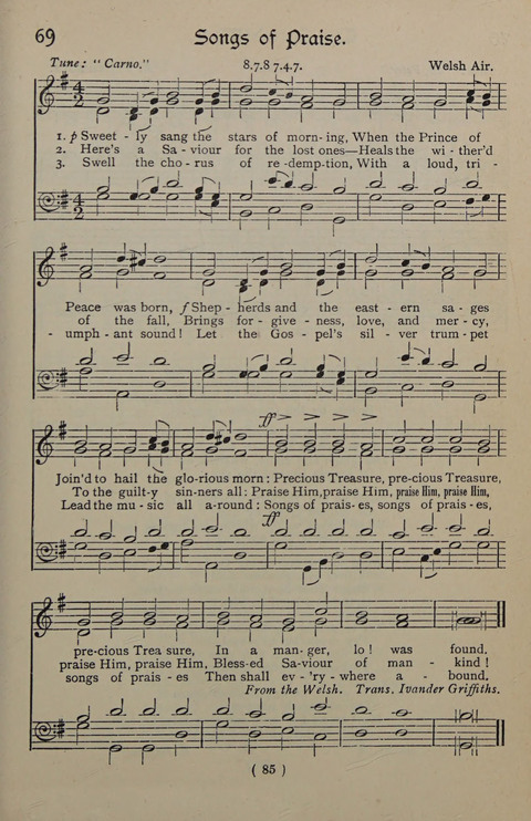 The Y.M.C.A. Hymnal: specially compiled for the use of men page 85
