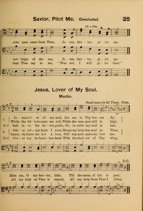 Y.M.C.A. Gospel Songs: New collection of sacred music arranged for male voices, and designed for use in Young Men