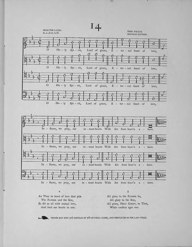 Hymns: the Yattendon Hymnal page 22